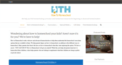 Desktop Screenshot of howtohomeschool.net
